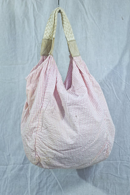 Pink Canvas Shoulder Shopping Girls Ladies Women's Mtumba Tote Bag Handbag