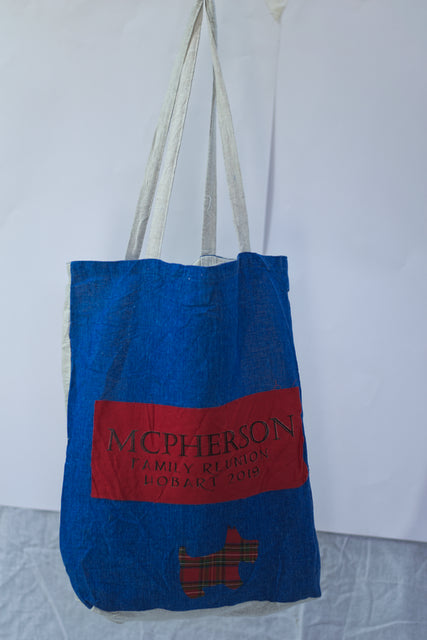 Blue Red Canvas Shoulder Shopping Girls Ladies Women's Tote Bag Mtumba Handbag