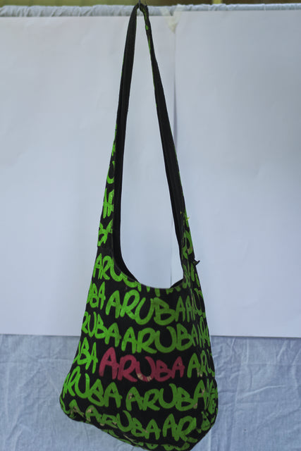 Black Neon Green Customized Shoulder Girls Ladies Women's Tote Bag Mtumba Handbag