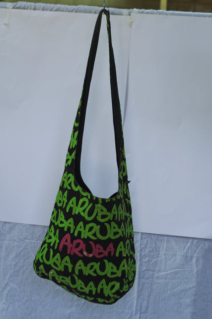 Black Neon Green Customized Shoulder Girls Ladies Women's Tote Bag Mtumba Handbag