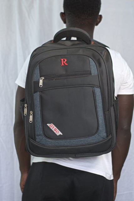 Black Backpack Unisex Men's Women's Boys Girls Mtumba School Bag