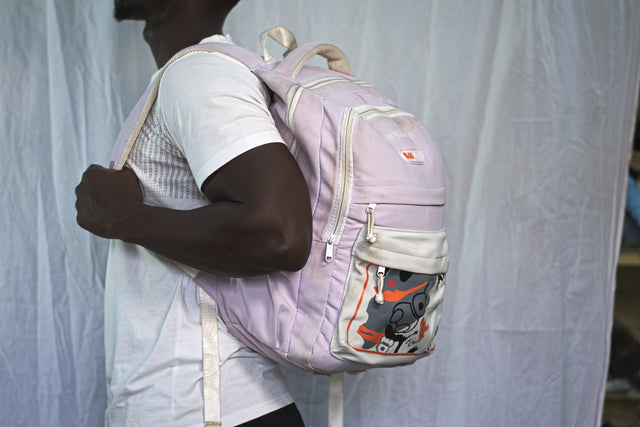 BAILIQI Backpack Purple Girls Ladies Women's Mtumba School Bag