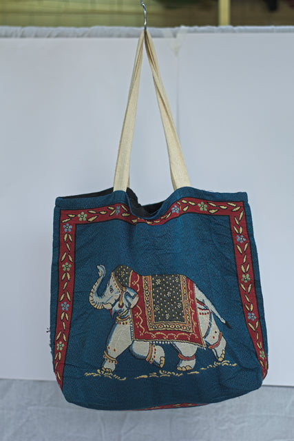 Blue Customized Denim Shoulder Girls Ladies Women's Tote Bag