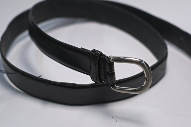 Black Leather Belt for Men Mtumba