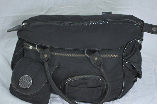 Black Unisex Men's Women's Duffel Travel Carry-On Gym Mtumba Travelling Bag