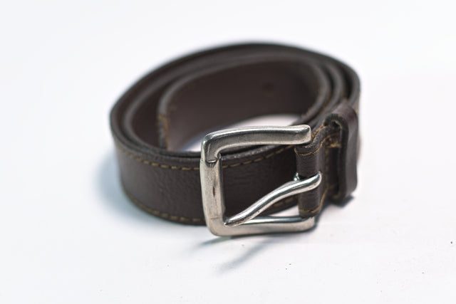 Black Synthetic Leather Skinny Slim for Women Mtumba Belt