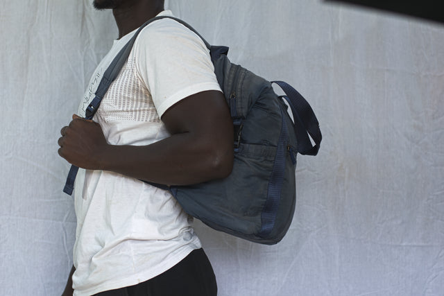 Dark Blue Backpack Diaper Bag Unisex Men's Women's Boys Girls Mtumba School Bag