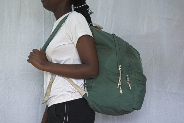 Earth Green Backpack Unisex Men's Women's Boys Girls Mtumba School Bag