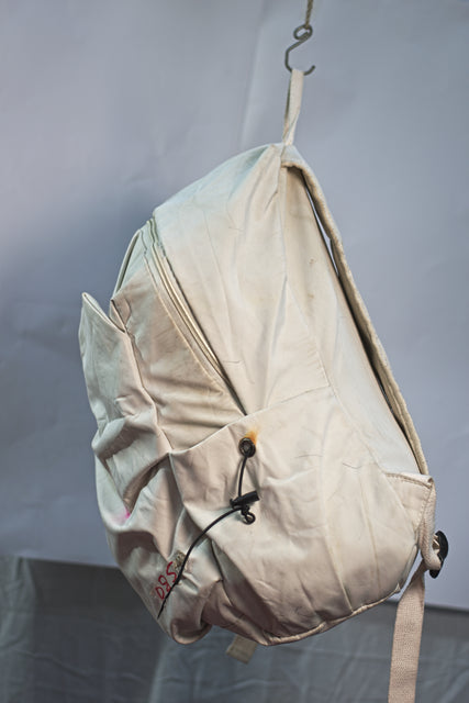 White Backpack Unisex Men's Women's Boys Girls Mtumba School Bag
