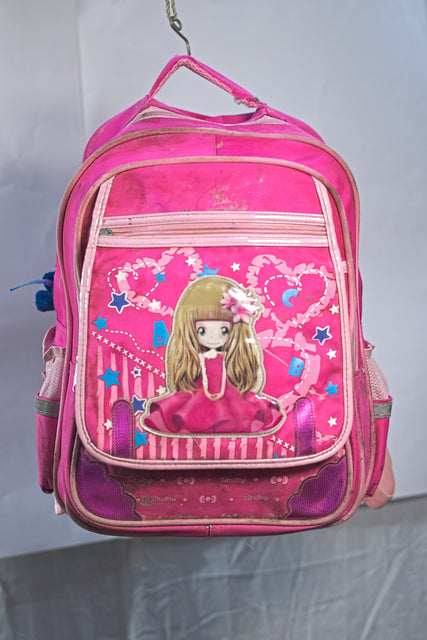 Pink Backpack Women's Girls Mtumba School Bag
