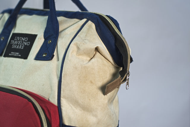 White Red Blue Backpack Diaper Bag Unisex Men's Women's Boys Girls Mtumba School Bag
