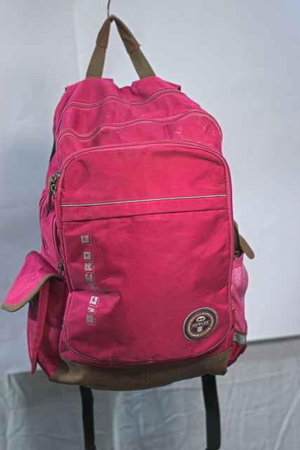 Bright Pink Backpack Unisex Men's Women's Boys Girls Mtumba School Bag