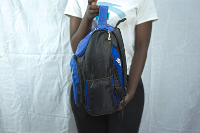 Spiderman Blue Backpack Unisex Men's Women's Boys Girls New School Bag
