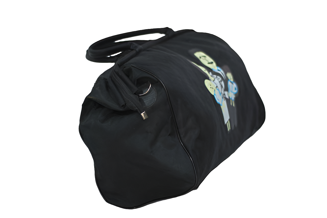 Black Unisex Men's Women's Duffel Travel Carry-On Gym Mtumba Travelling Bag