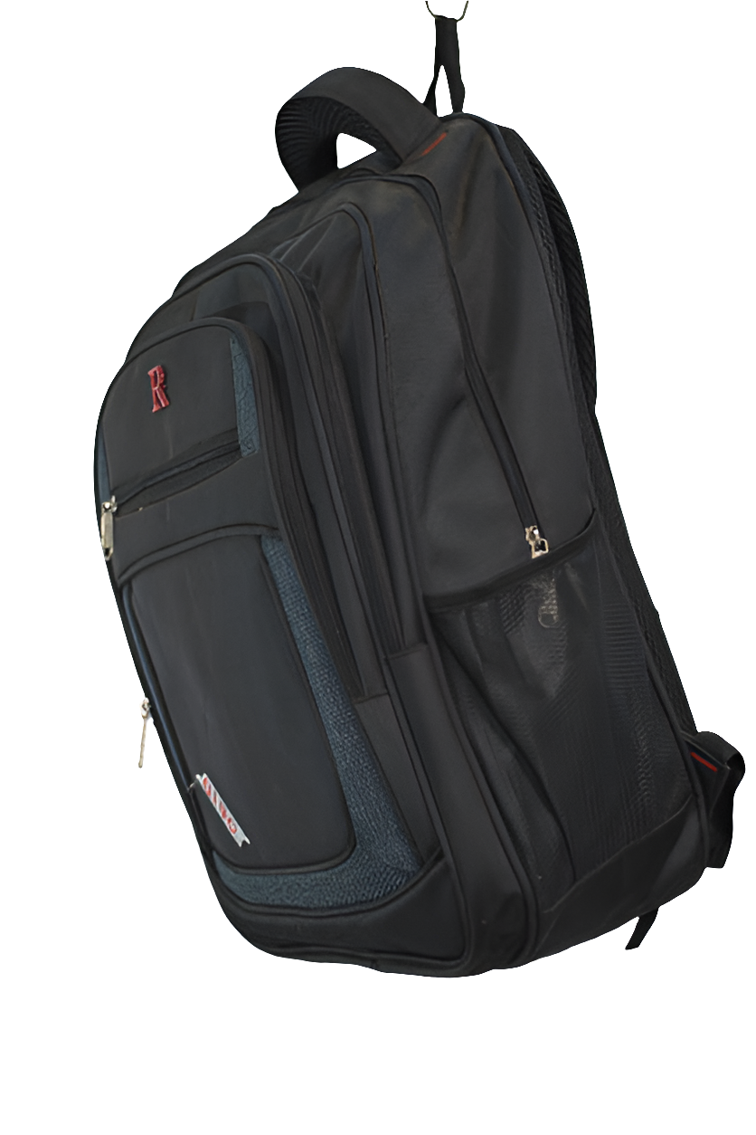Black Backpack Unisex Men's Women's Boys Girls Mtumba School Bag