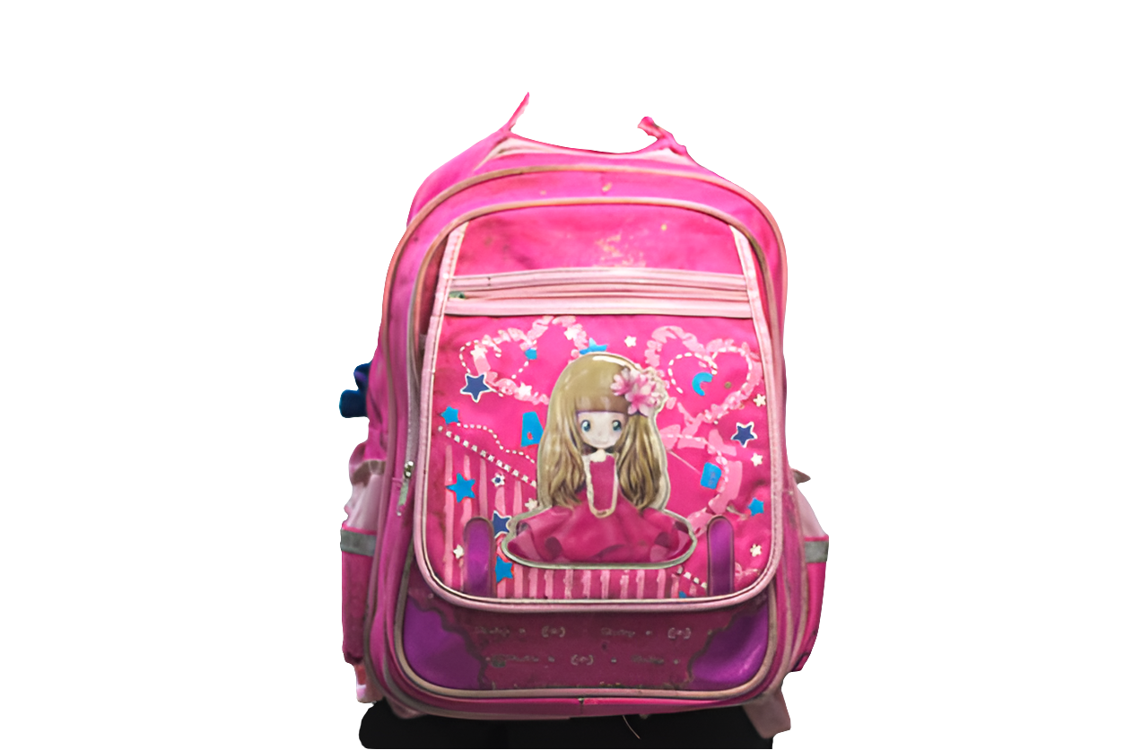 Pink Backpack Women's Girls Mtumba School Bag