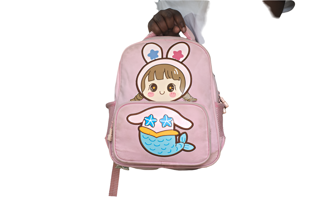 Pink Backpack Women's Girls Mtumba School Bag