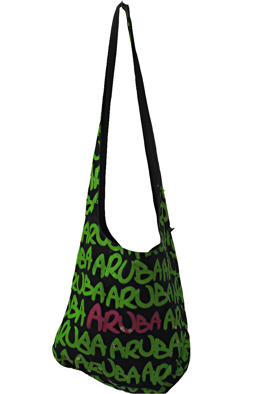 Black Neon Green Customized Shoulder Girls Ladies Women's Tote Bag Mtumba Handbag