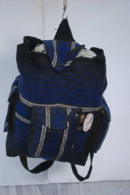 Blue Backpack Unisex Men's Women's Boys Girls Mtumba School Bag