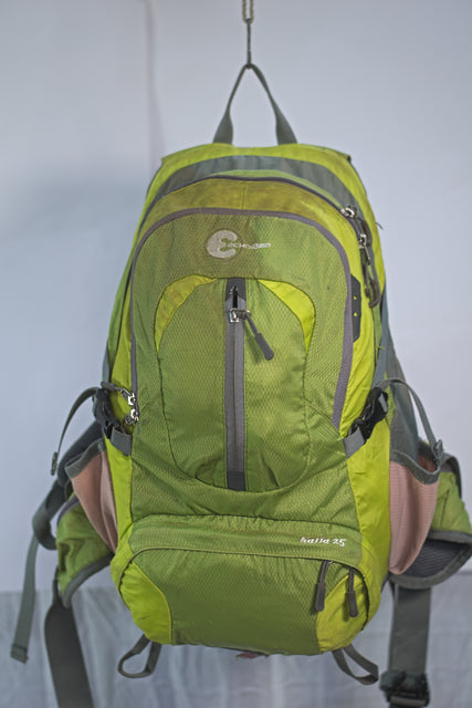 Green Sports Riding Backpack Unisex Men's Women's Boys Girls Mtumba School Bag Hiking Cycling Sports