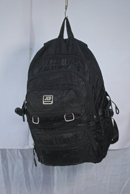 Large Black Backpack Unisex Men's Women's Boys Girls Mtumba School Bag