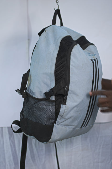 Grey Sports Backpack Unisex Men's Women's Boys Girls Mtumba School Bag