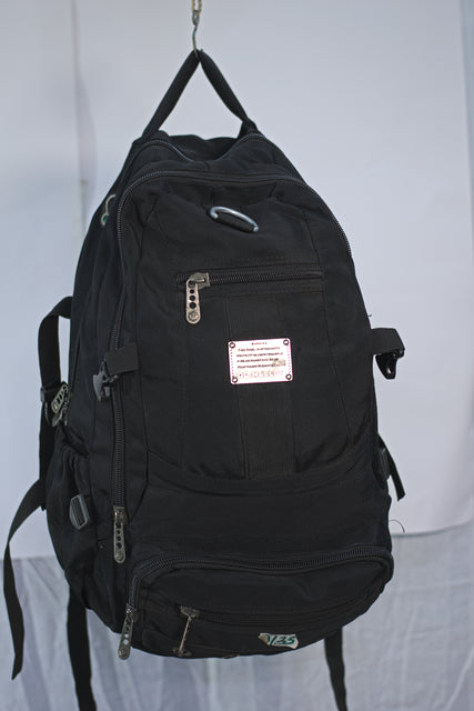 Black Backpack Unisex Men's Women's Boys Girls Mtumba School Bag