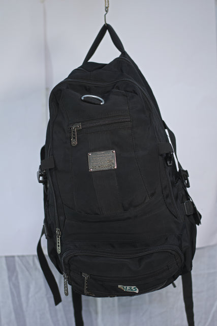 Black Backpack Unisex Men's Women's Boys Girls Mtumba School Bag