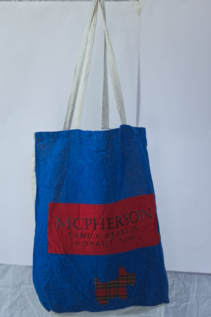 Blue Red Canvas Shoulder Shopping Girls Ladies Women's Tote Bag Mtumba Handbag
