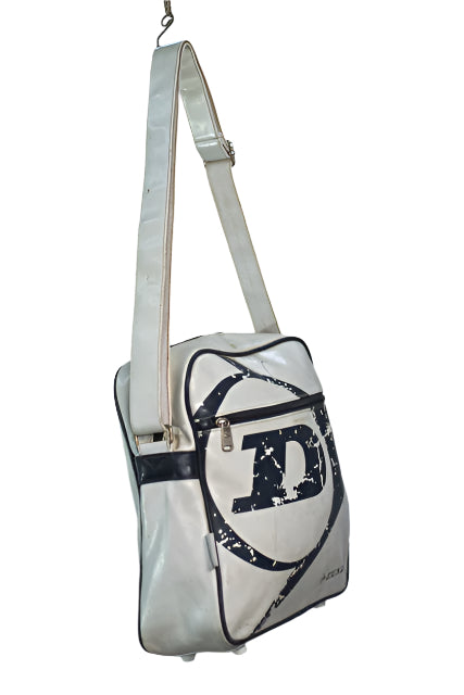 White Dunlop Unisex Men's Women's Boys Girls Mtumba College Bag