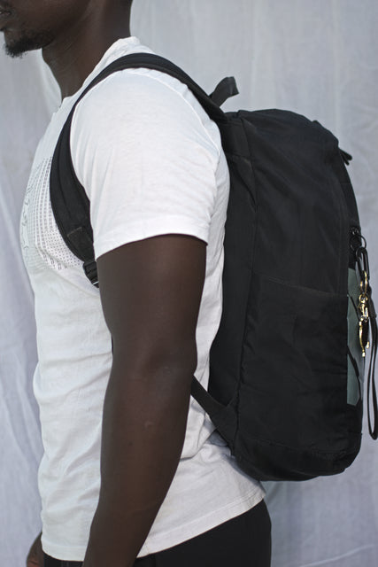 Black Backpack Unisex Men's Women's Boys Girls Mtumba School Bag