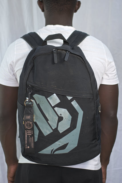 Black Backpack Unisex Men's Women's Boys Girls Mtumba School Bag