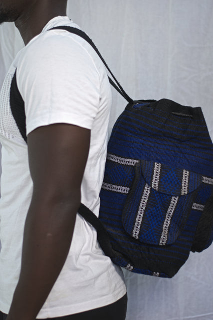 Blue Backpack Unisex Men's Women's Boys Girls Mtumba School Bag