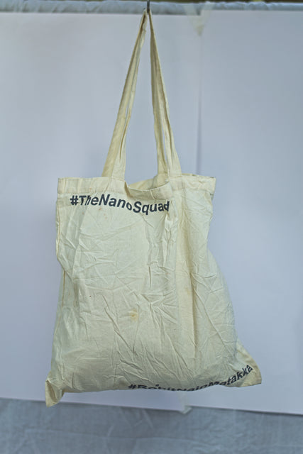 White Canvas Shoulder Shopping Girls Ladies Women's Tote Bag Mtumba Handbag