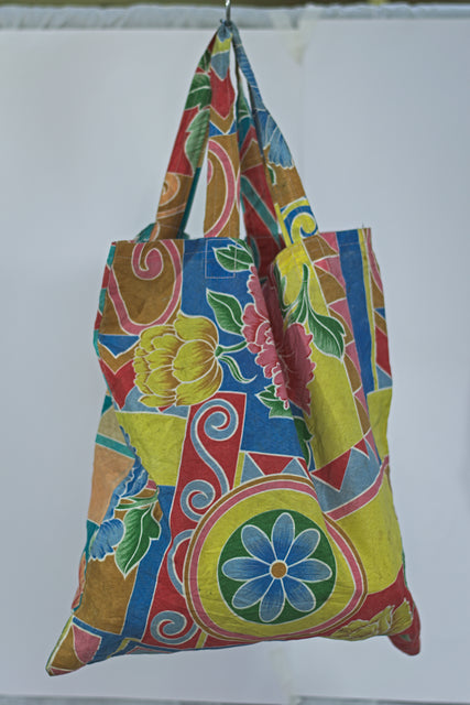 Flower Canvas Shoulder Girls Ladies Women's Tote Bag Mtumba Handbag