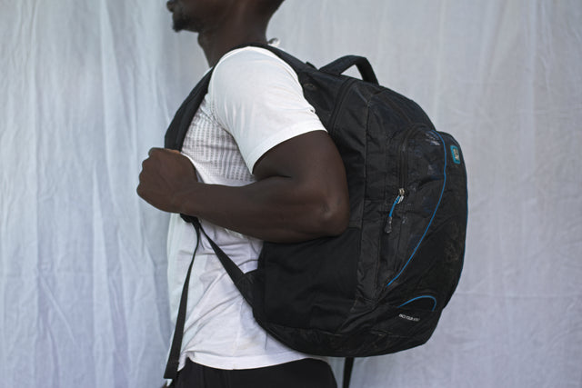 Black Unisex Pack Your World Hiking Laptop Mtumba School Bag Backpack