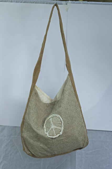 Cream Customizable Girls Ladies Women's Tote Sling Bag Handbag Mtumba