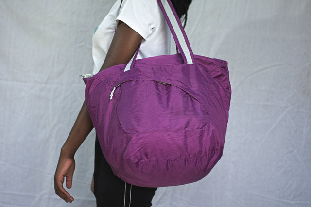 Purple Waterproof Shoulder Girls Ladies Women's Tote Bag Handbag Mtumba