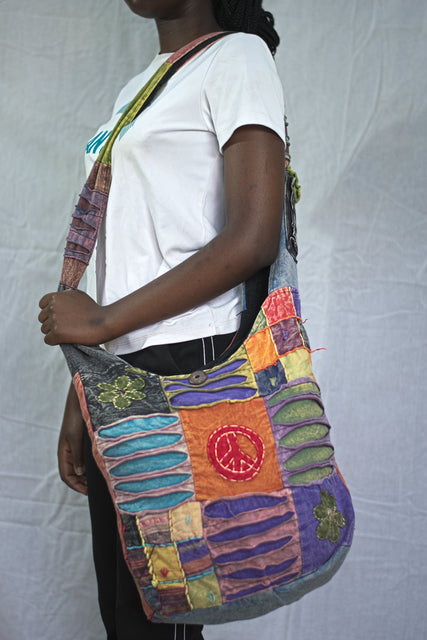 Multi-Colored Girls Ladies Women's Sling Bag Mtumba