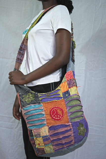 Multi-Colored Girls Ladies Women's Sling Bag Mtumba
