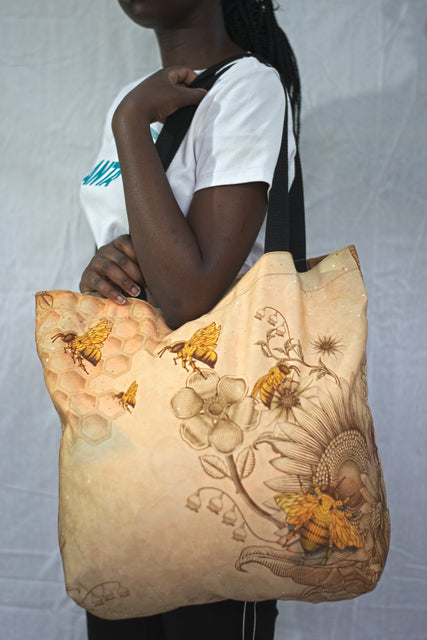 Brown Canvas Shoulder  Girls Ladies Women's Tote Bag Handbag