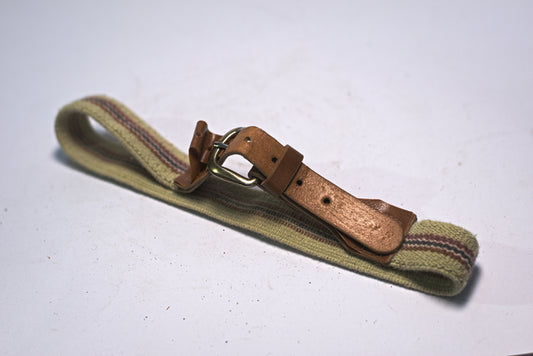 Light Brown Fabric Canvas Belt