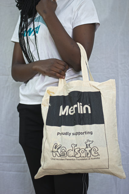 White Canvas Shoulder Girls Ladies Women's Tote Bag Mtumba Handbag