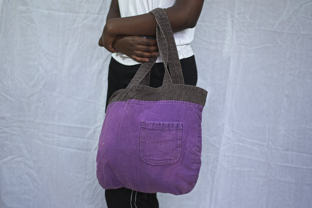 Purple Shopping Unisex Ladies Girls Women's Tote Bag