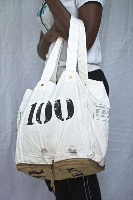White Canvas Girls Ladies Women's Tote Shoulder  Handbag