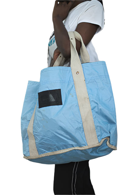 Light Blue Waterproof Girls Ladies Women's Tote Bag Handbag Mtumba