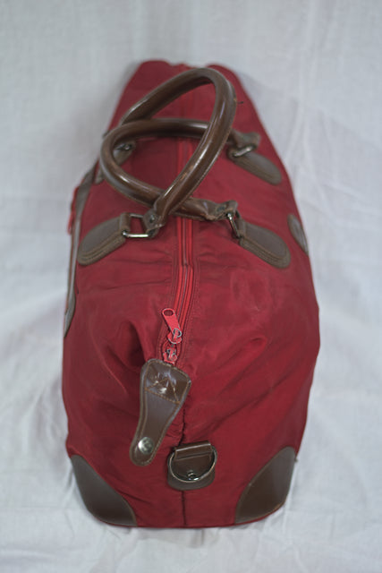 Maroon Red Unisex Men's Women's Duffel Travel Carry-On Gym Mtumba Travelling Bag