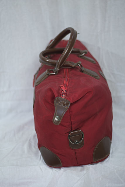 Maroon Red Unisex Men's Women's Duffel Travel Carry-On Gym Mtumba Travelling Bag