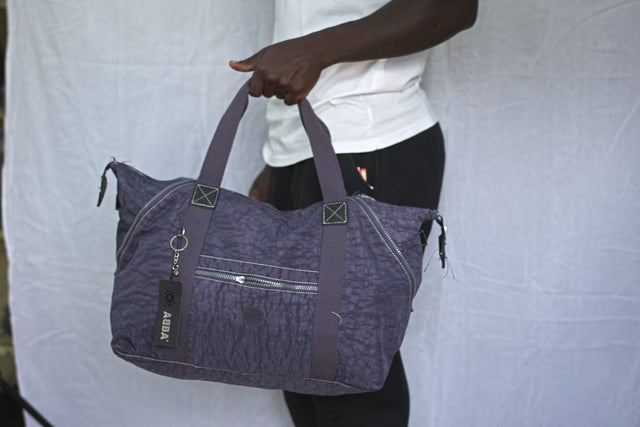 Purple Unisex Men's Women's Duffel Travel Carry-On Gym Mtumba Travelling Bag