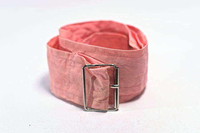 Pink Fabric for Women Wide Mtumba Dress Belt
